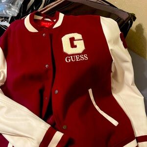 Mens guess varsity jacket